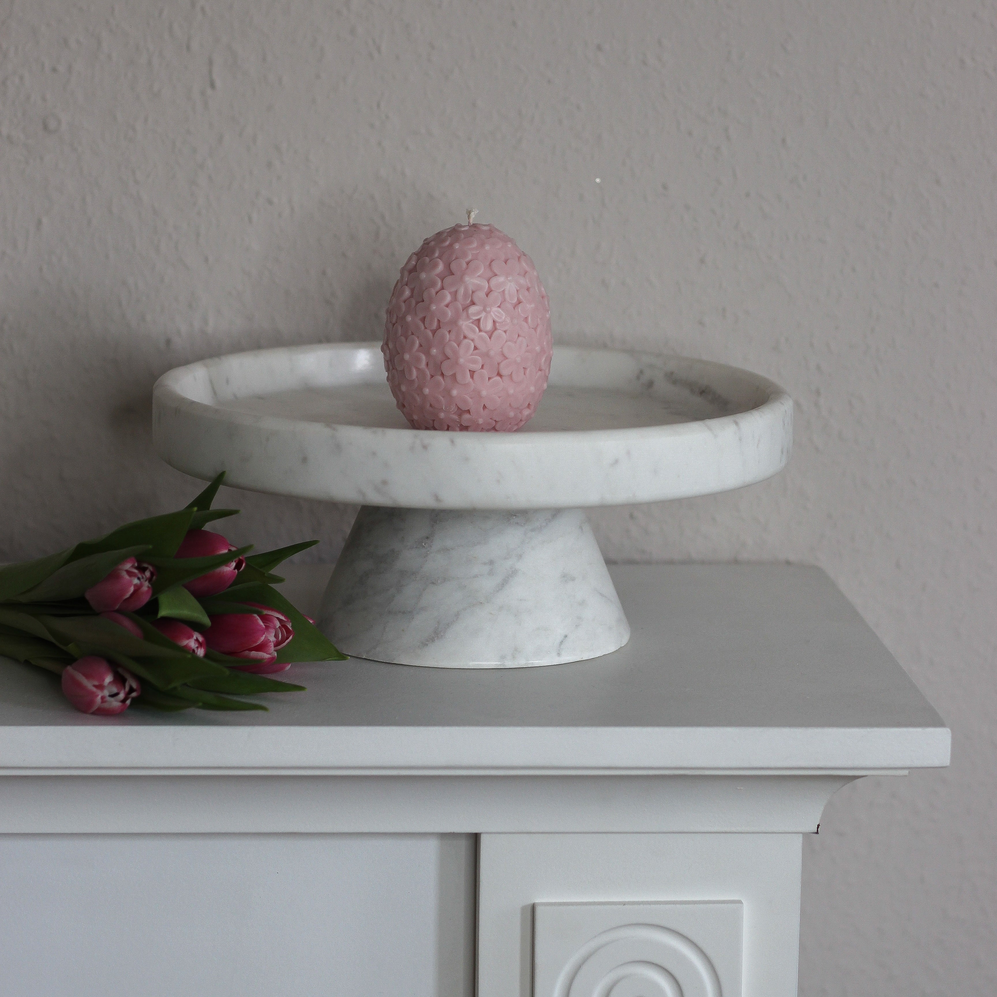 Kerze „Blumen Ei“ mittel; Ostern