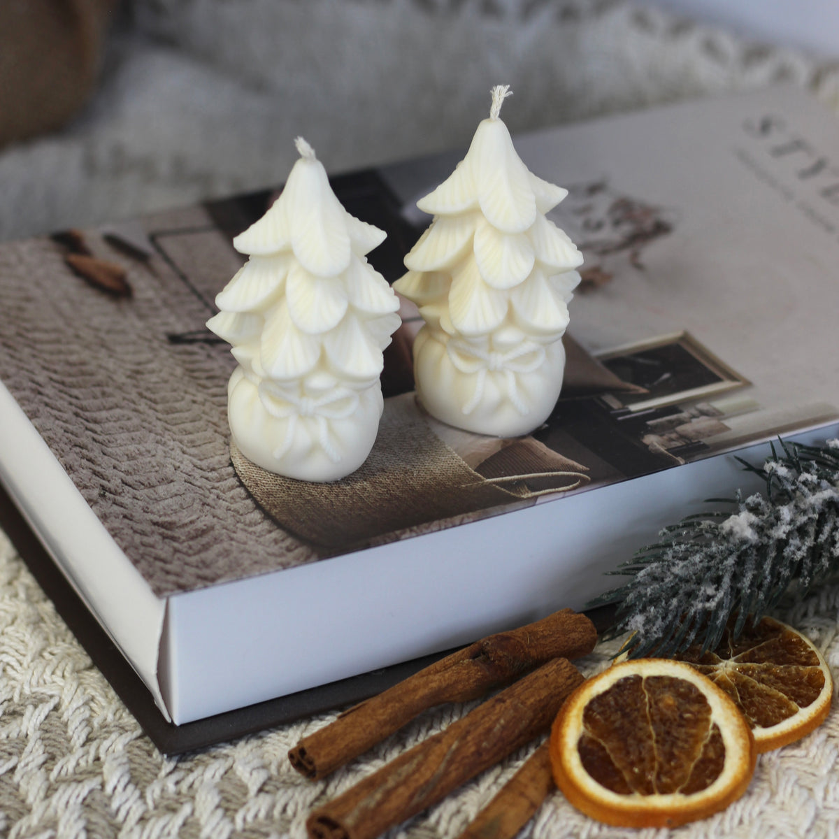 Kerze Weihnachten "Tännchen"