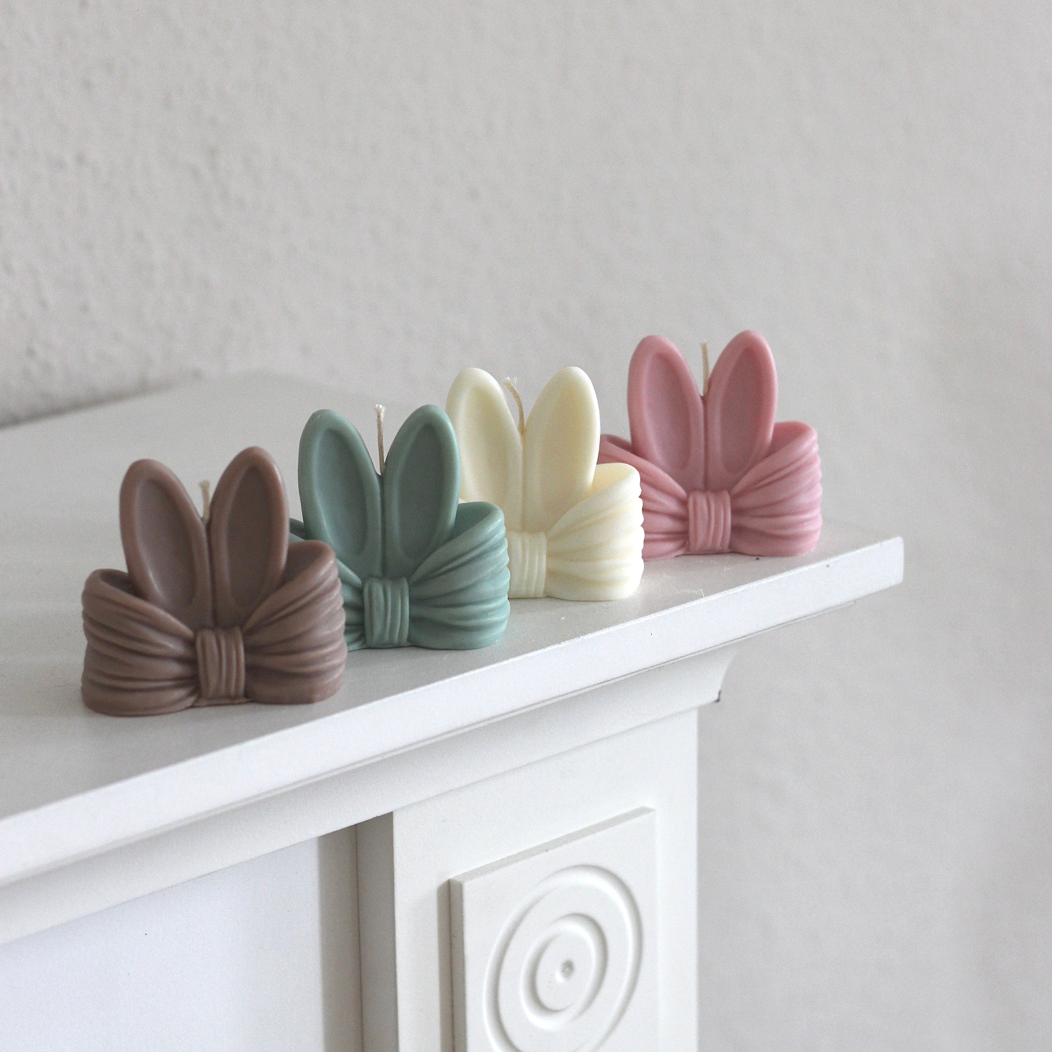 Kerze Schleife Stehohr