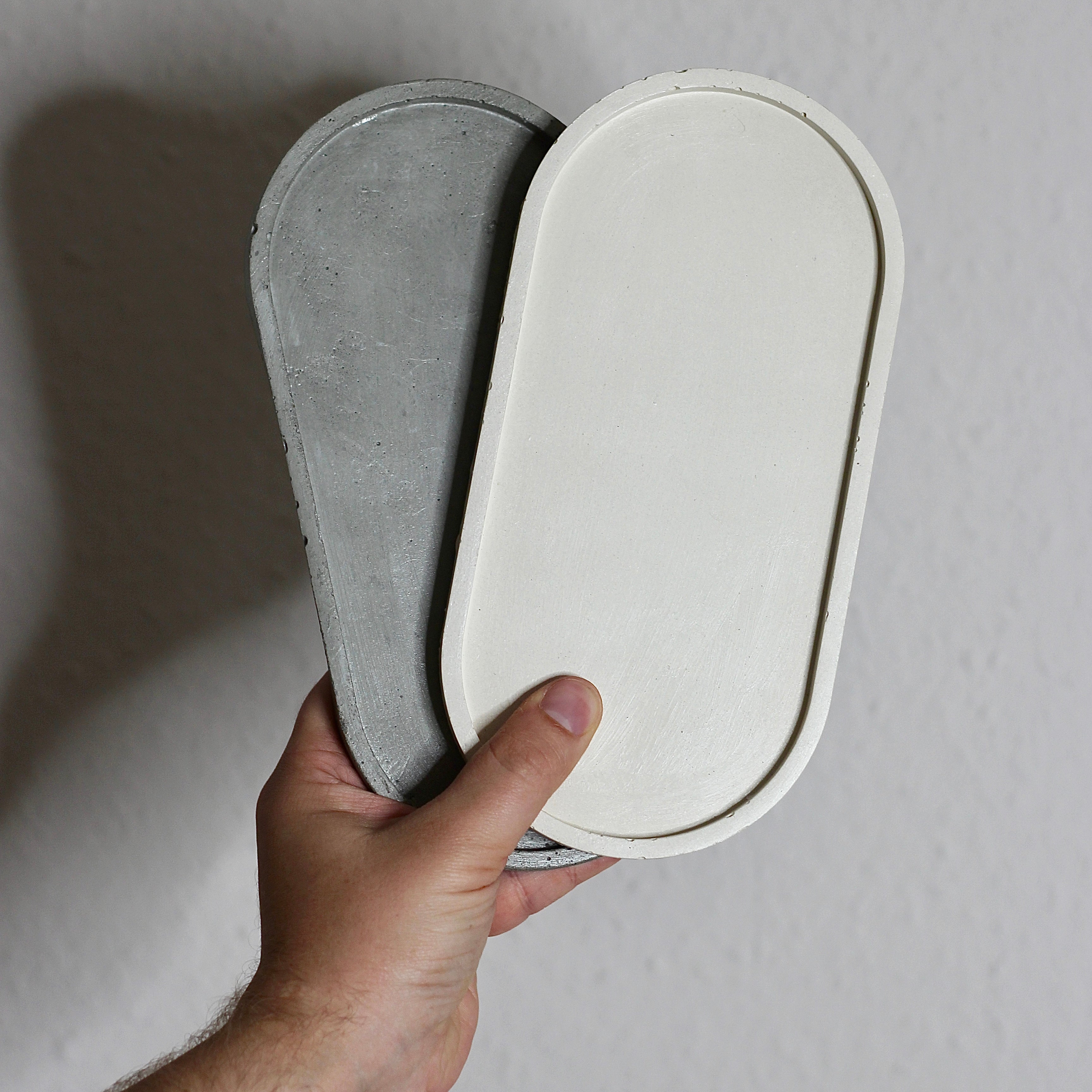 Beton Untersetzer  „Oval L“