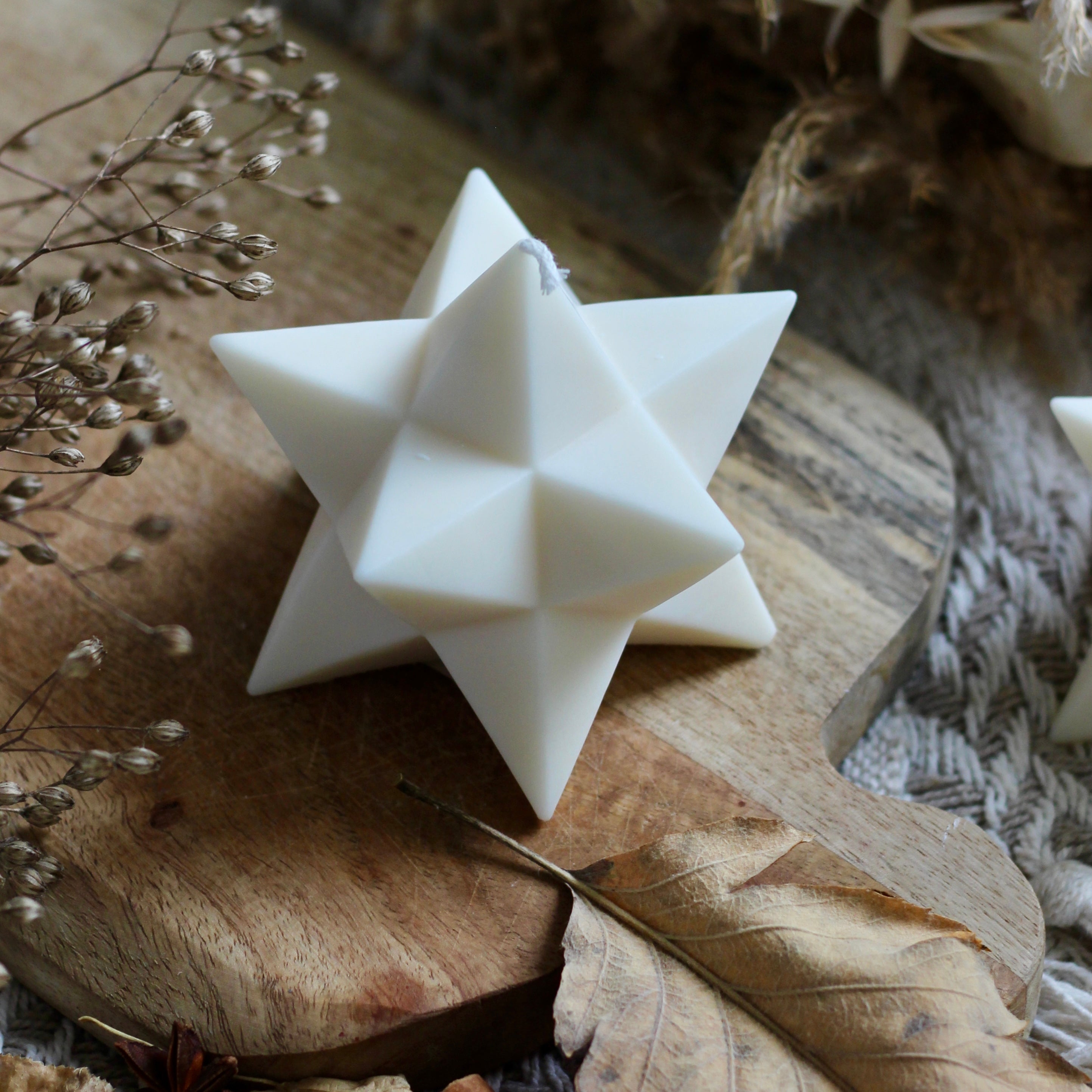 Kerze Weihnachten "Stern"
