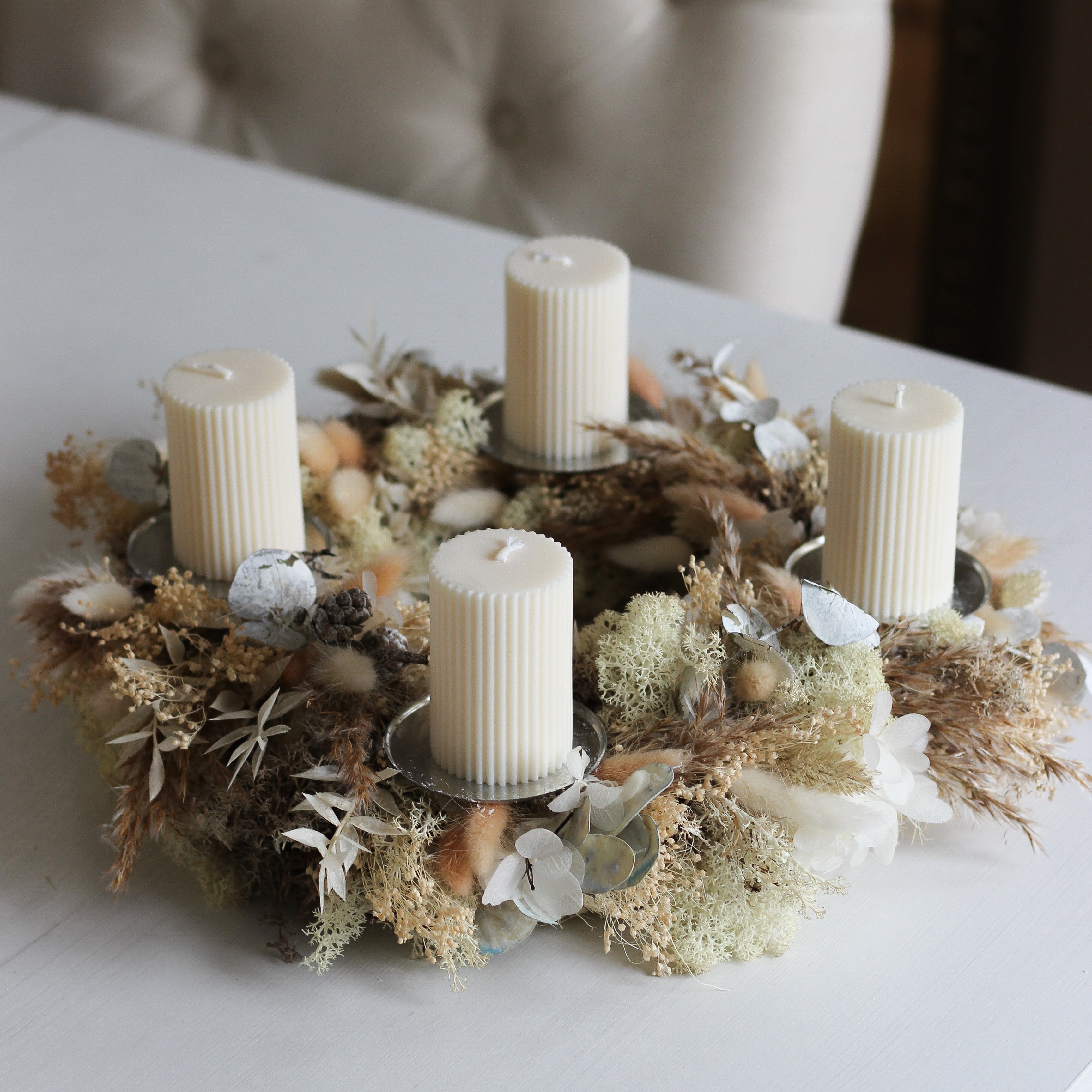 4er Set Stumpenkerze „Princess klein“