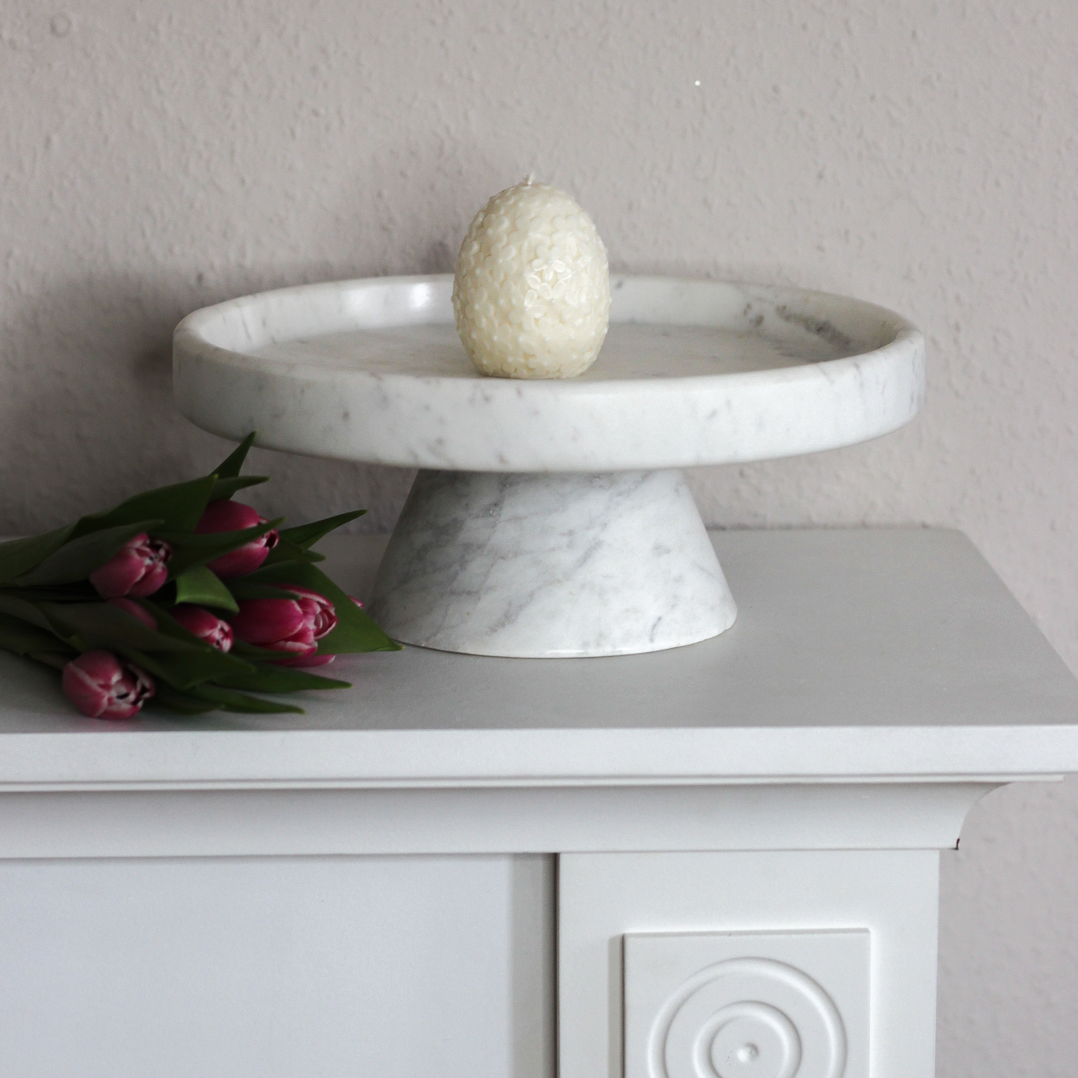 Kerze „Blumen Ei“ klein; Ostern