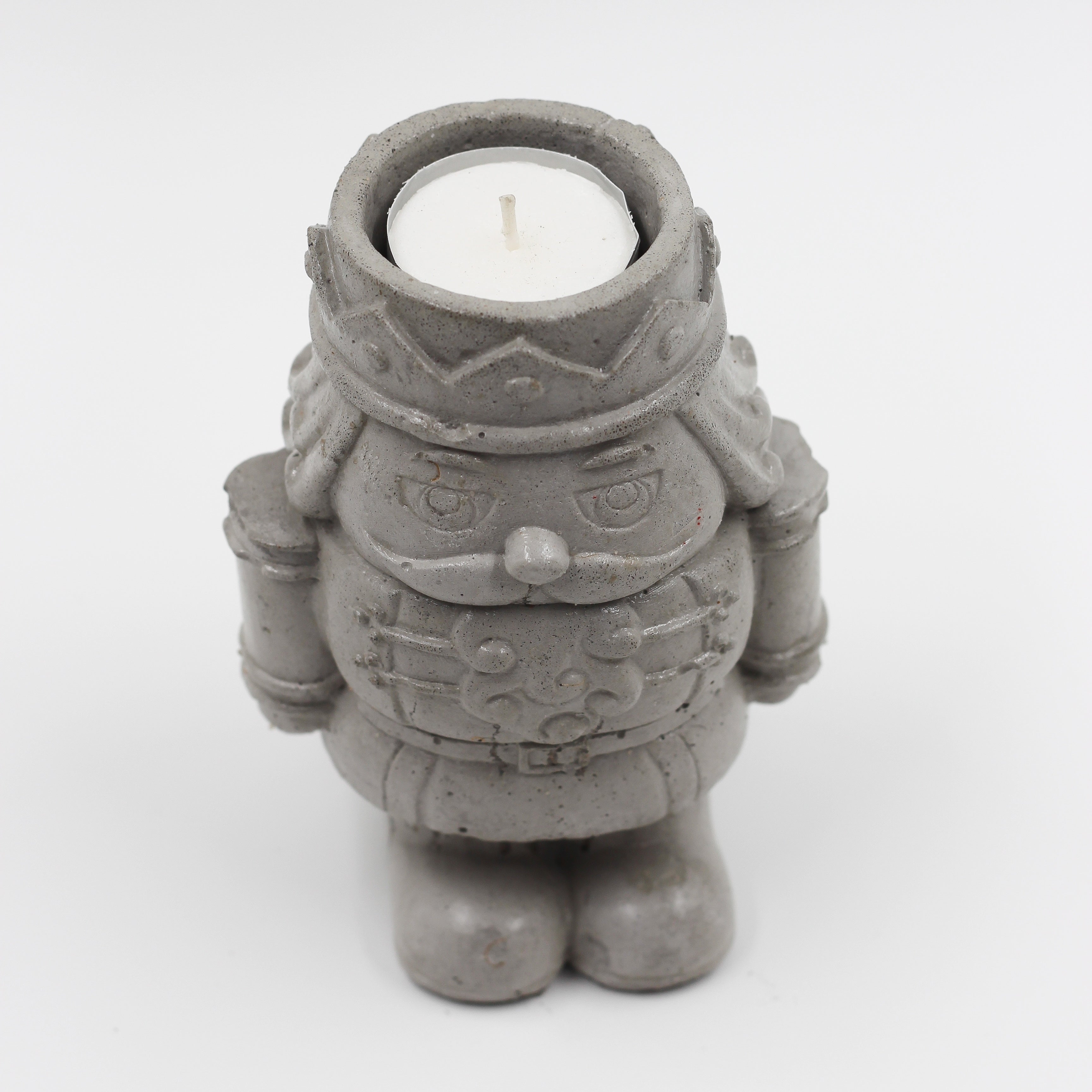 Weihnachten Beton Kerzenhalter „Nussknacker"