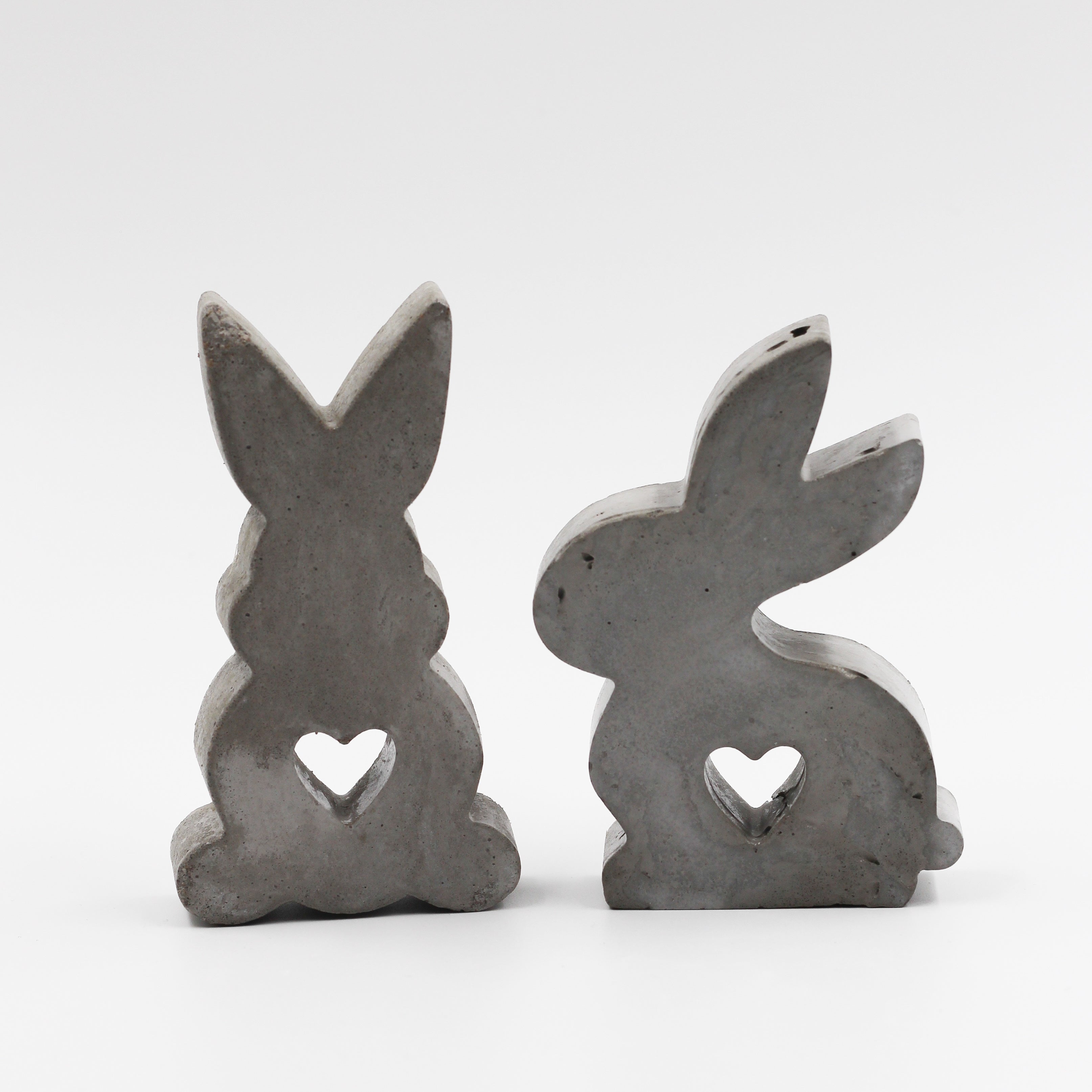 Beton „Herz Hase“ stehend Ostern