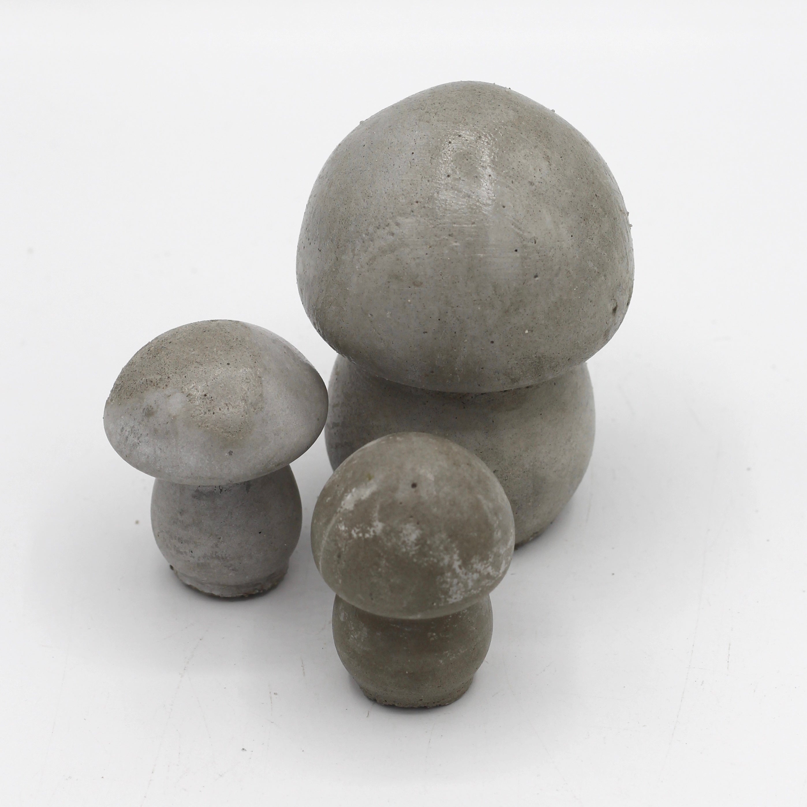 Betondekoration 3er Set "Pilze"