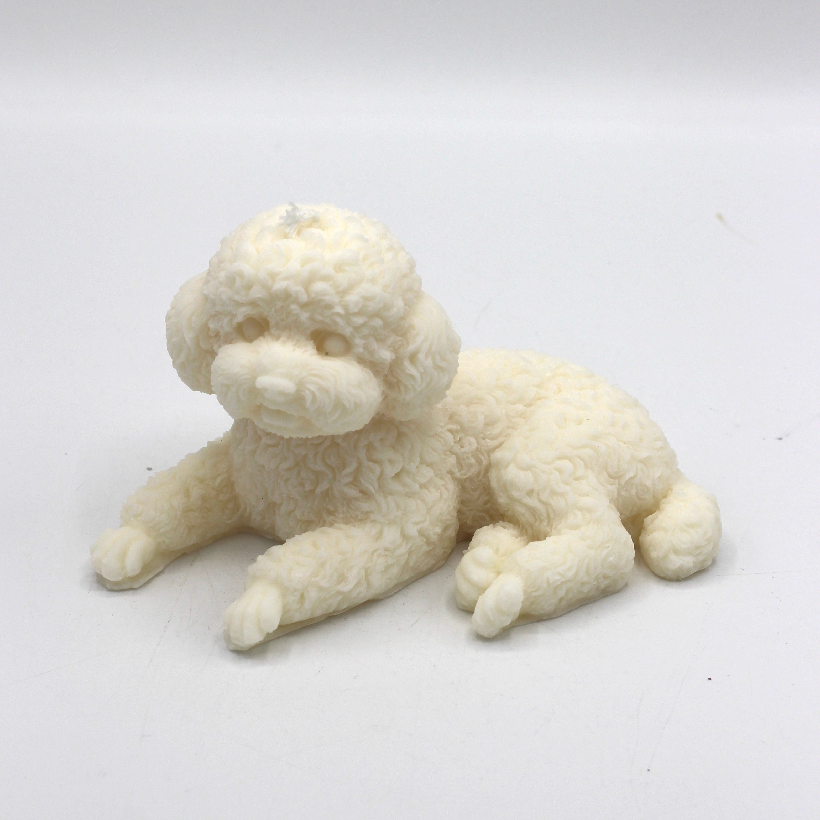 Kerze Hund Pudel ; „Cookie“