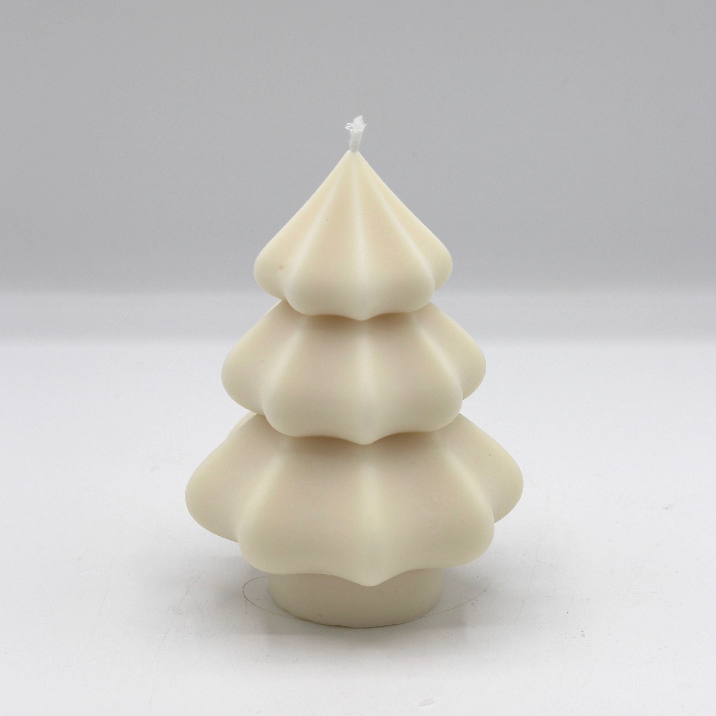 Kerze Weihnachten "Tannenbaum Zuckerguss"