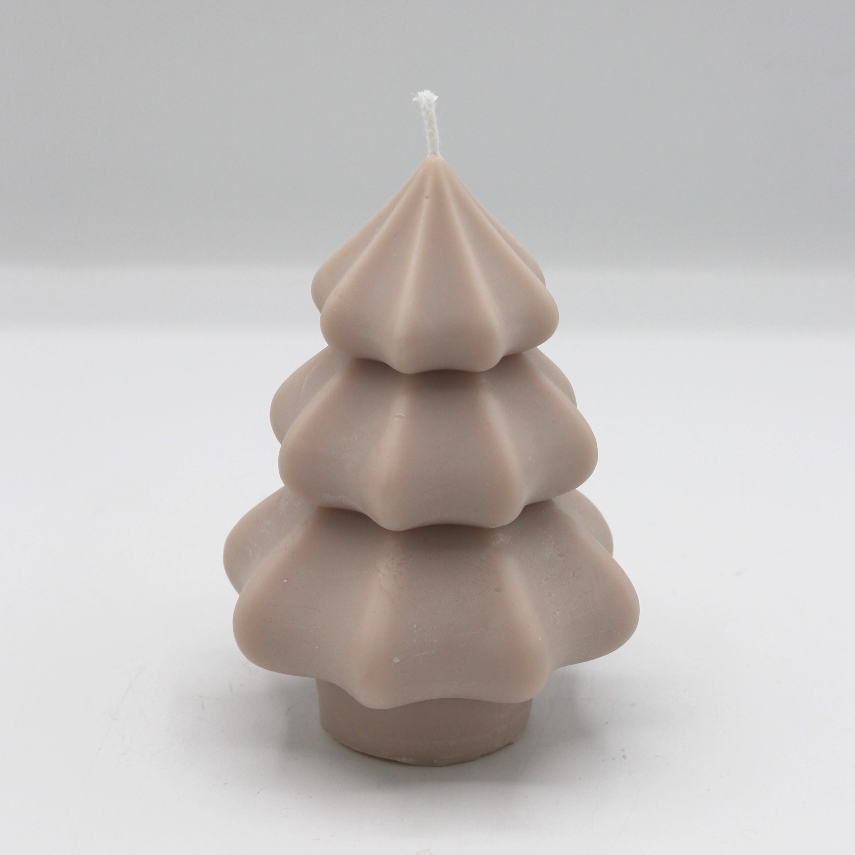 Kerze Weihnachten "Tannenbaum Zuckerguss"