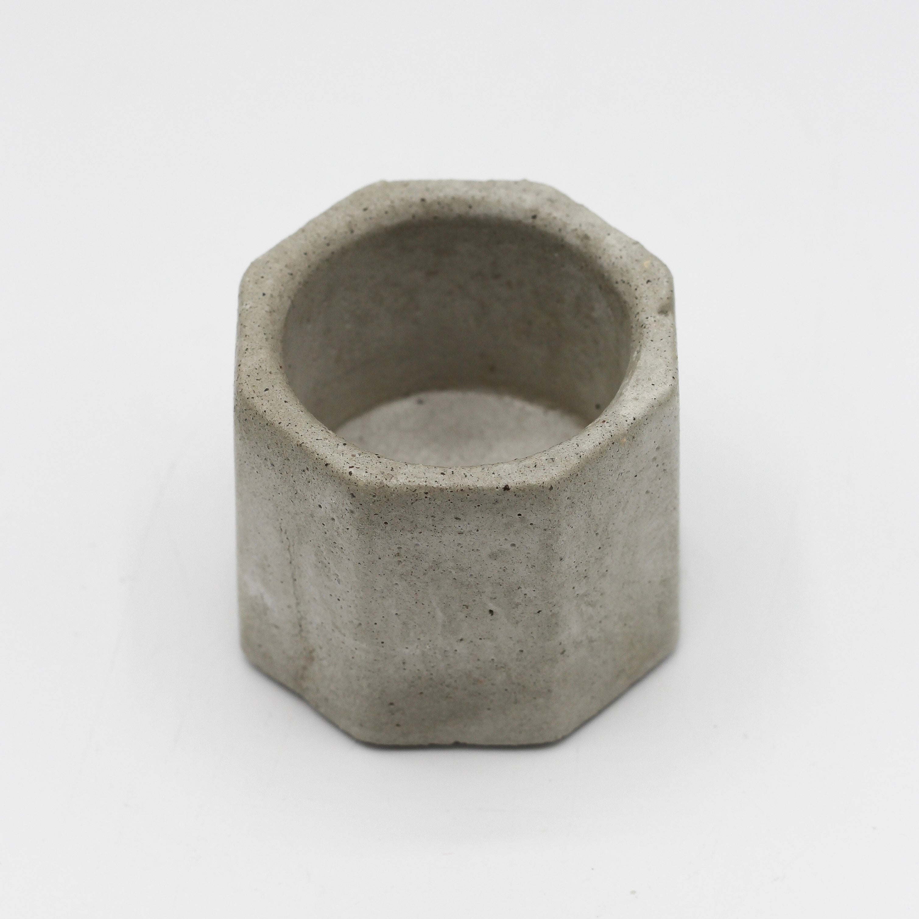 Beton Teelichthalter „Achteckig“ Topf , Herz ,