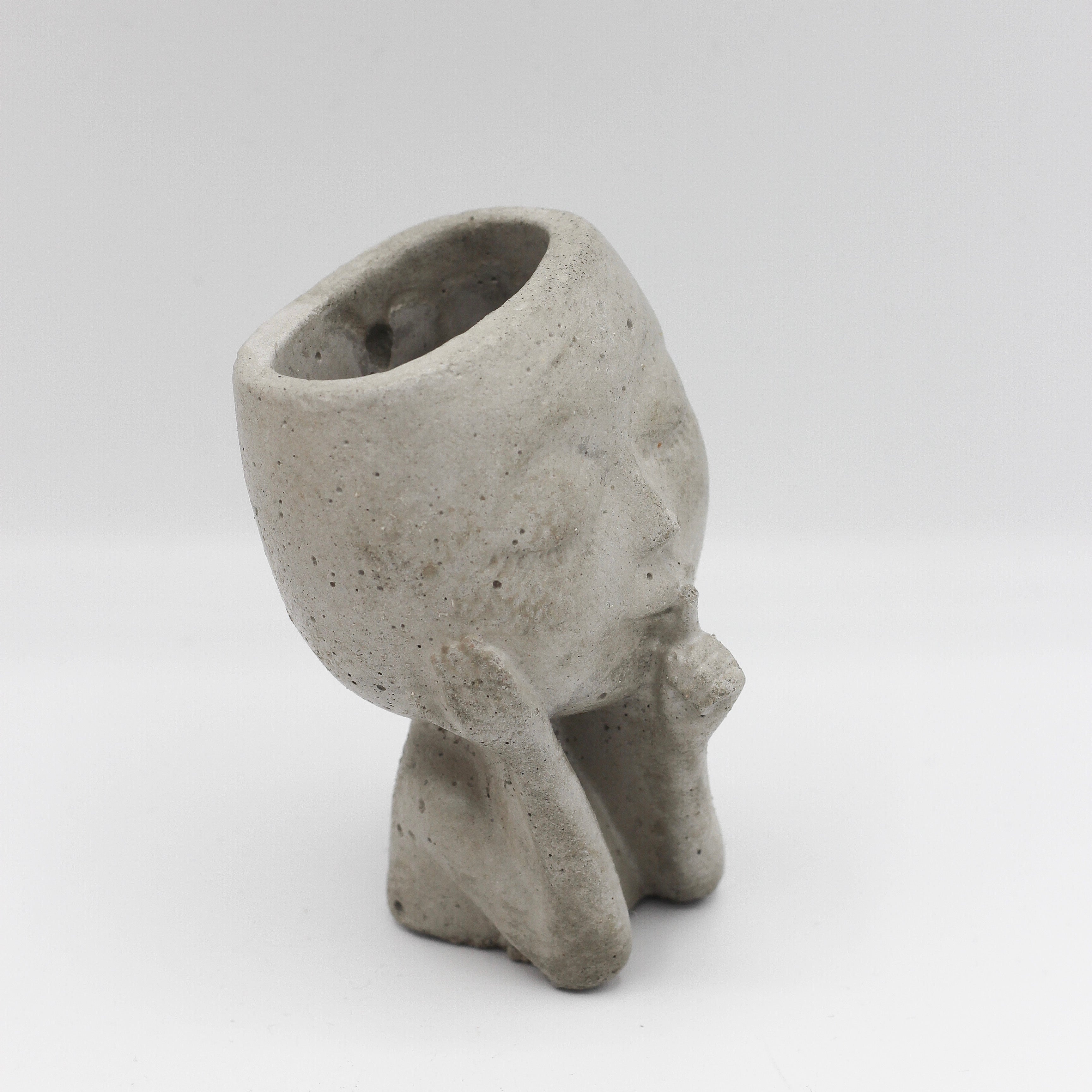 Betonvase ; Vase ; Kopf Frau; Trockenblumenvase „Mandy“