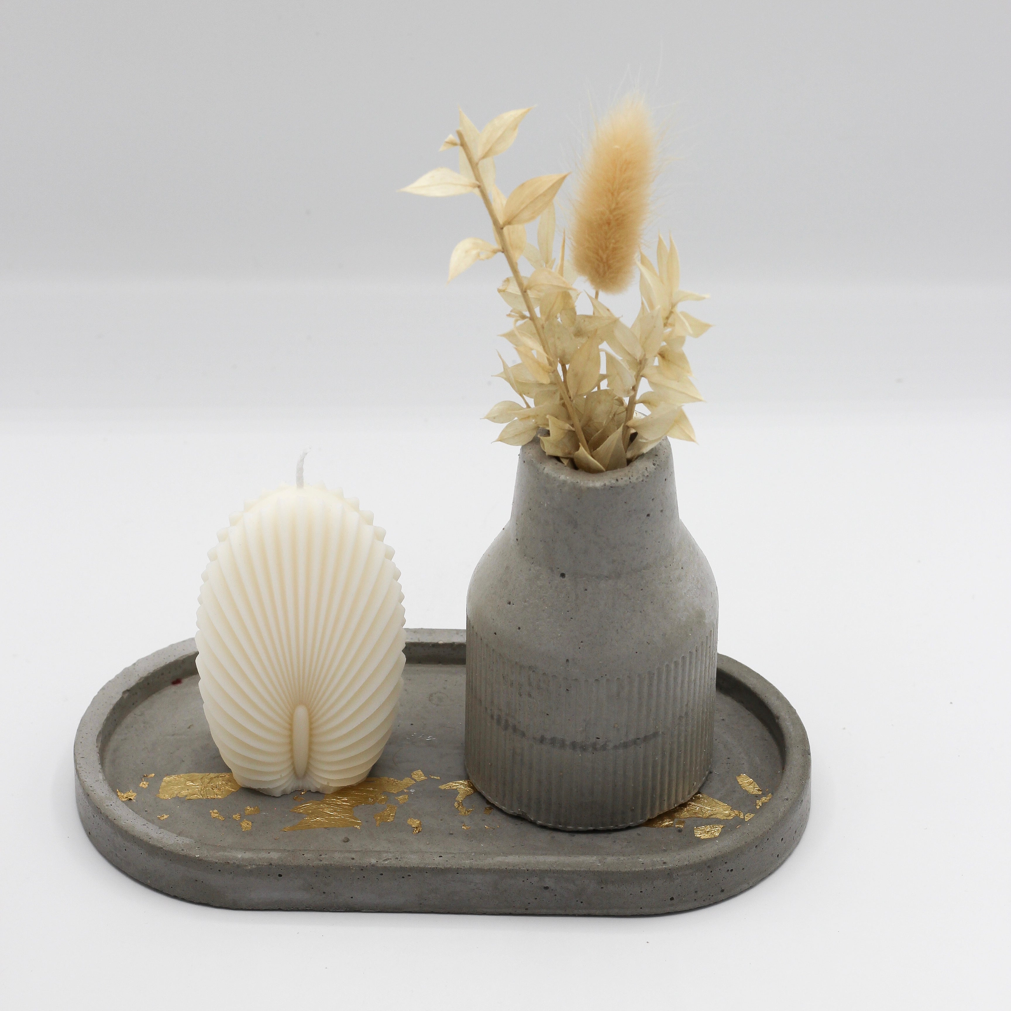 Betonvase; Vase ; Trockenblumenvase 3