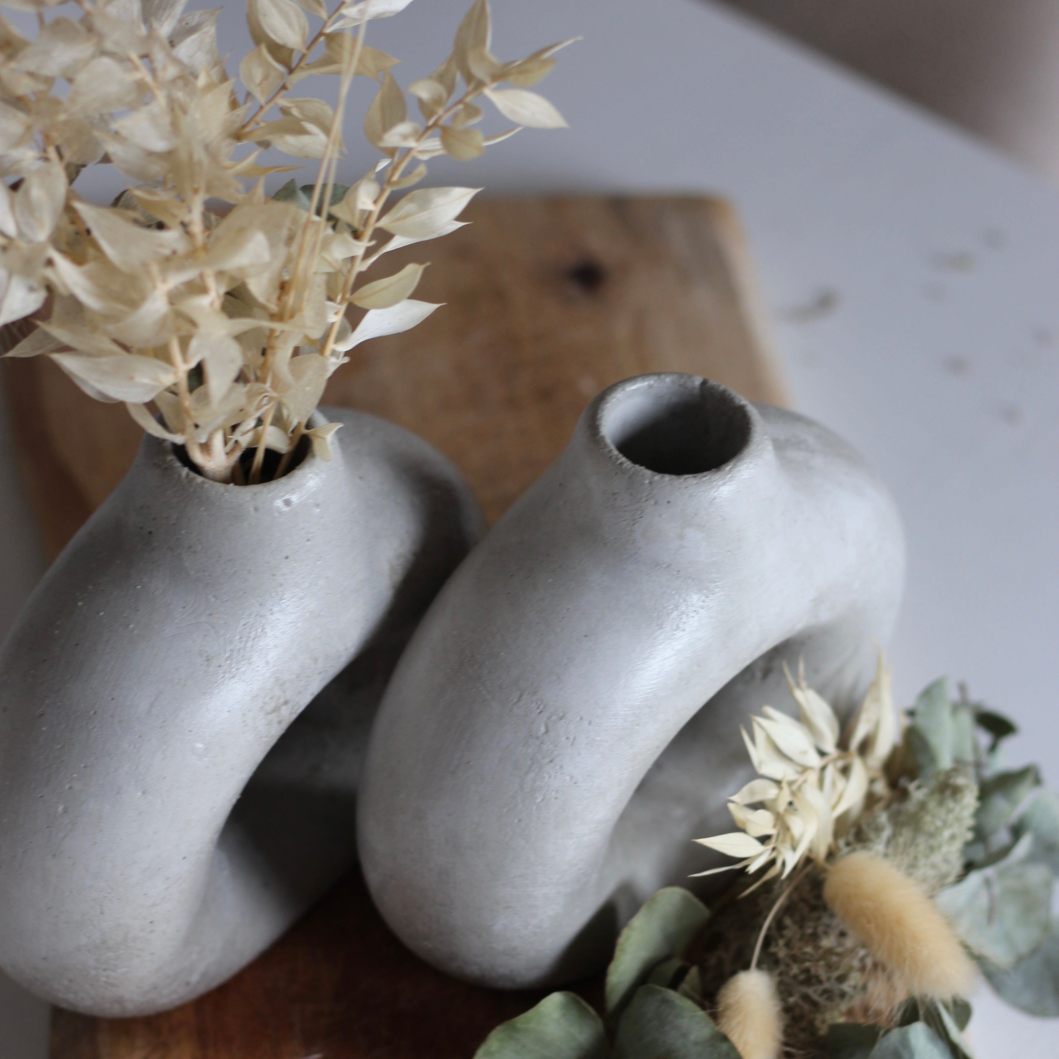Betonvase „O-Vase“