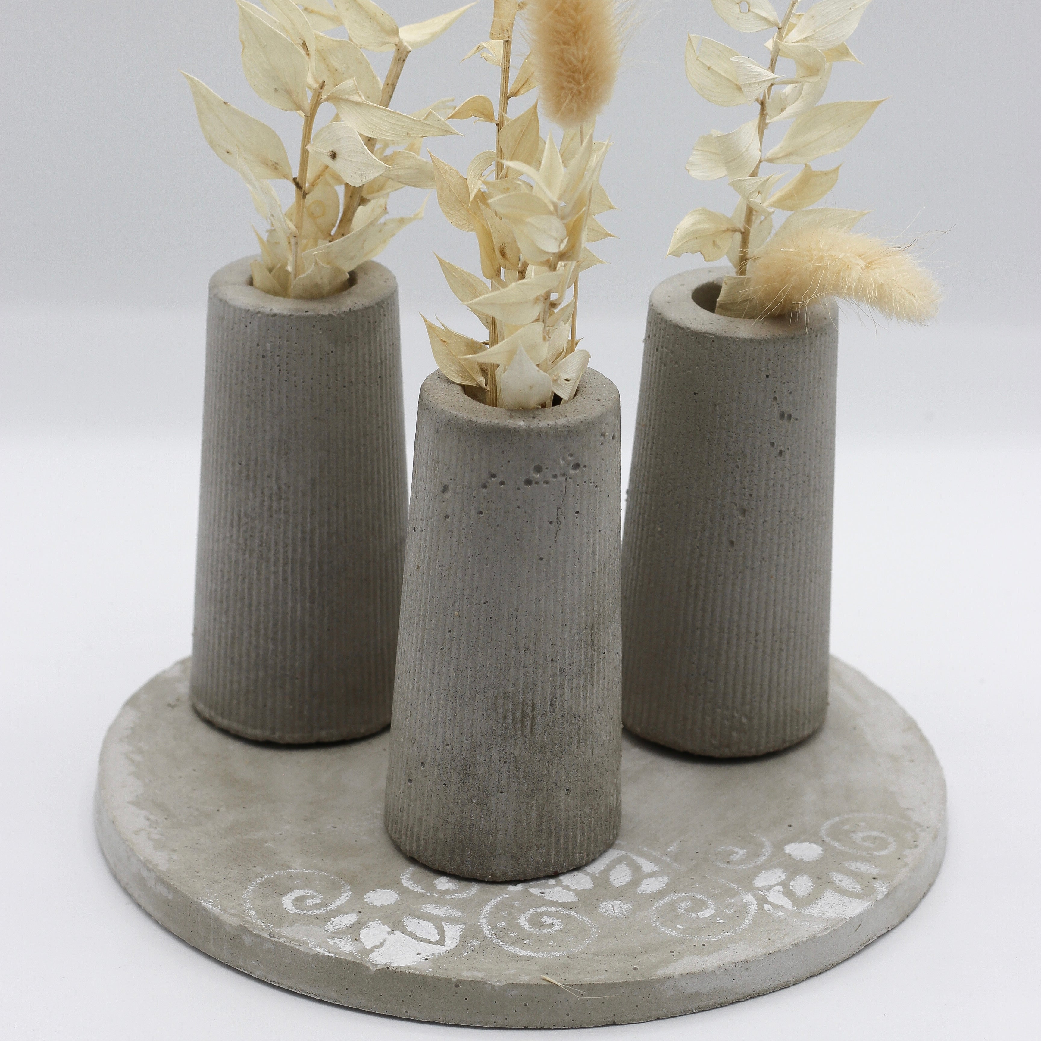 Betonvase; Vase ; Trockenblumenvase 4