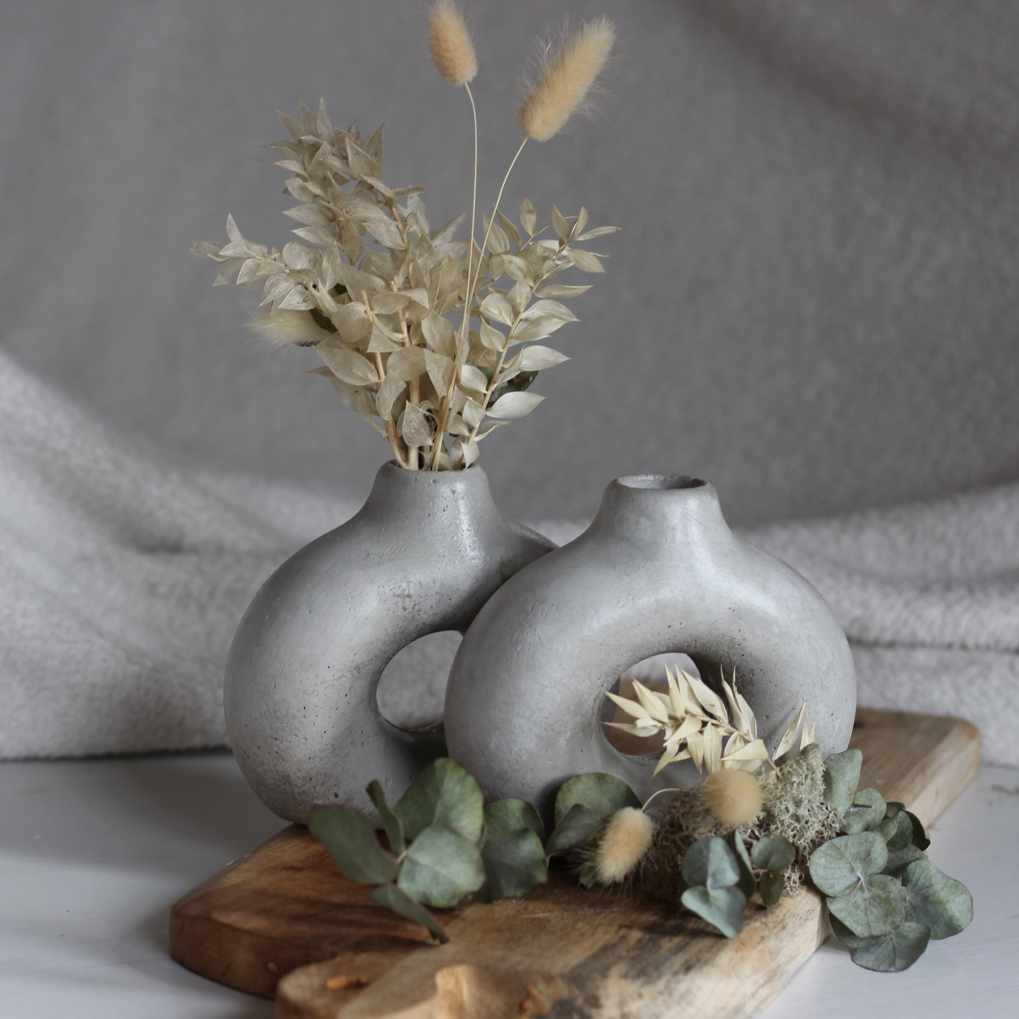 Betonvase „O-Vase“