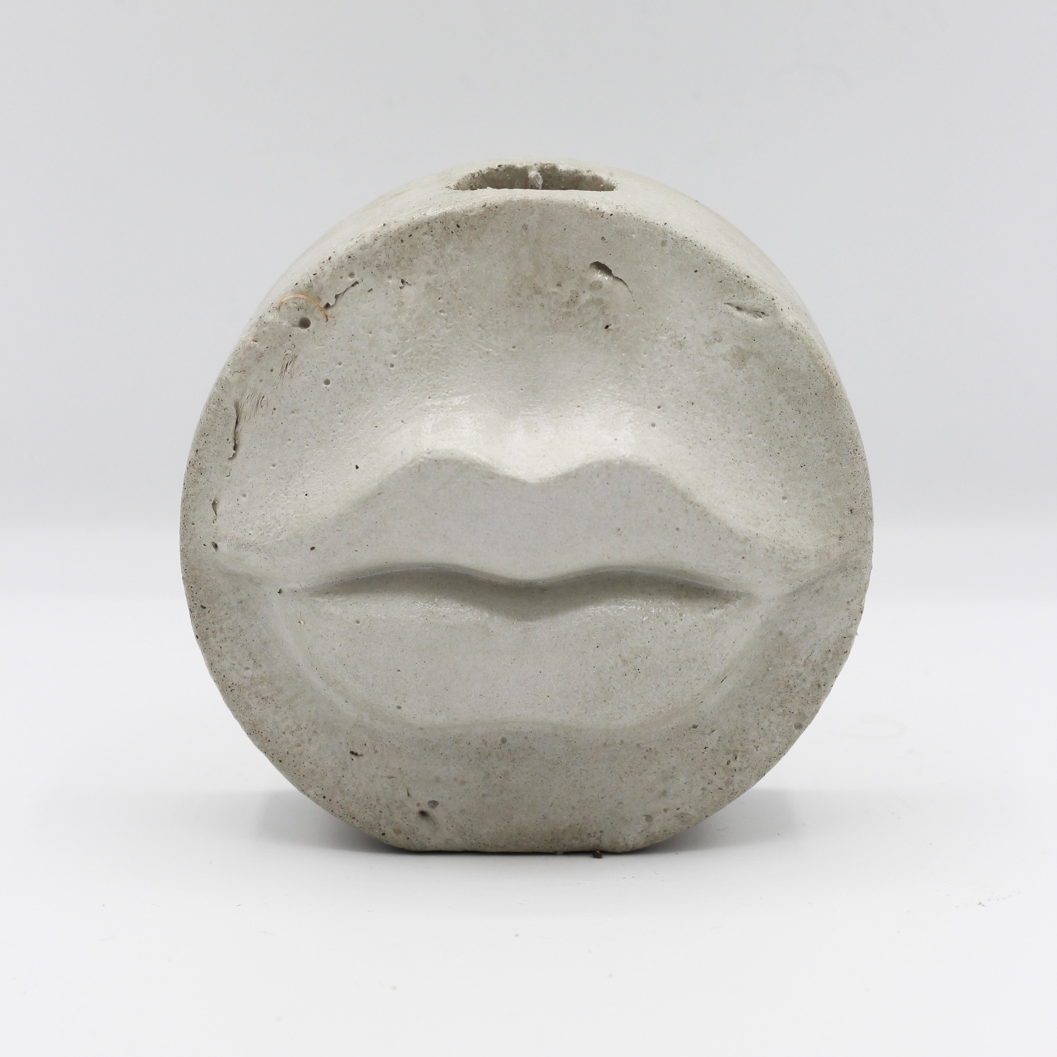Beton Kerzenständer; Lippen; „Lips“