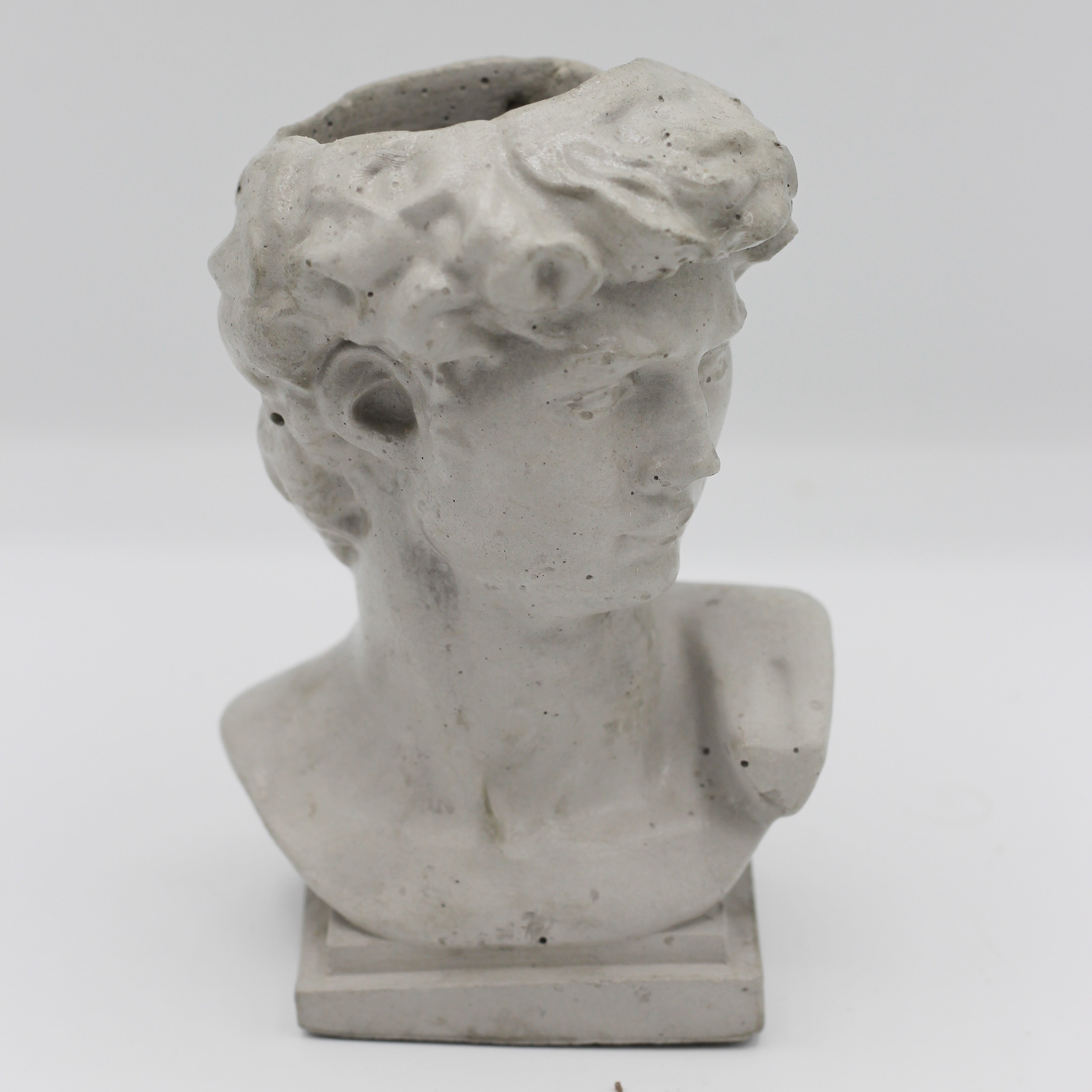 Betonvase; Vase ; Büste Mann ;  Trockenblumenvase „Womanizer“