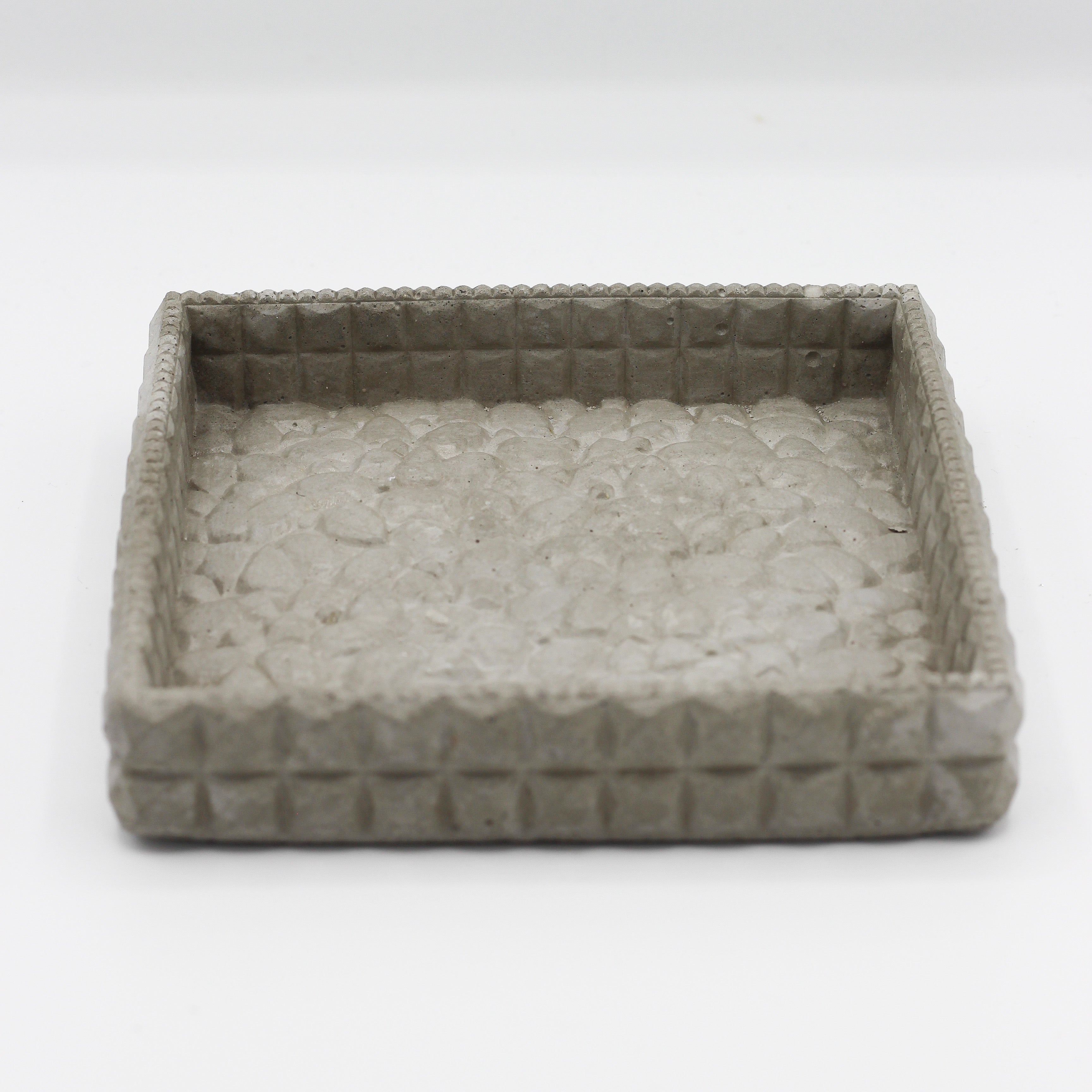 Betonschale ; Schmuckschale „Eckig“ Schale; Untersetzer