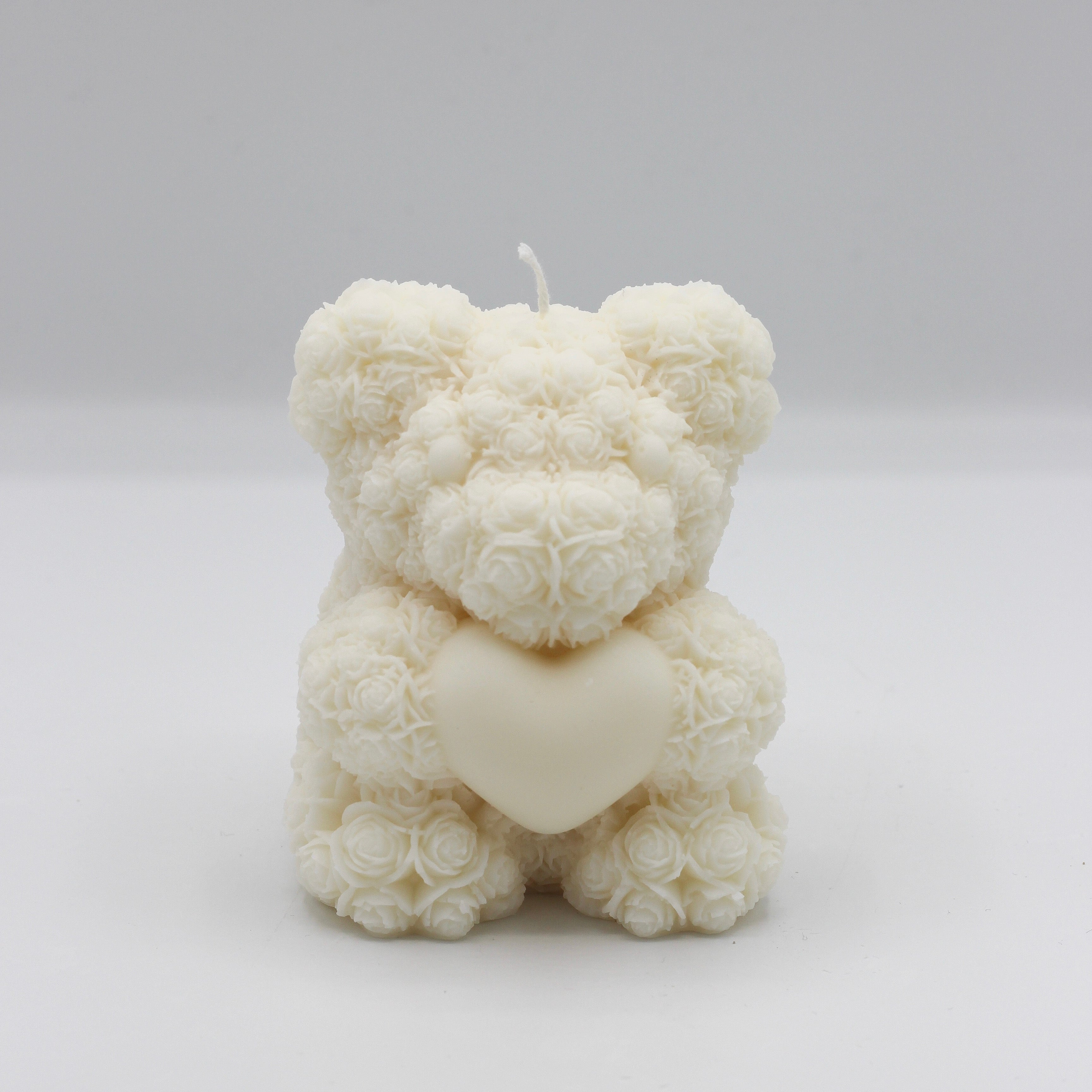Kerze ; Teddy; Bär ; „Herz für dich“